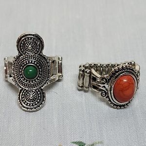 Paparazzi gem fashion rings